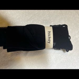 Hickey Freeman socks 3 pack 2 black 1 gray new.